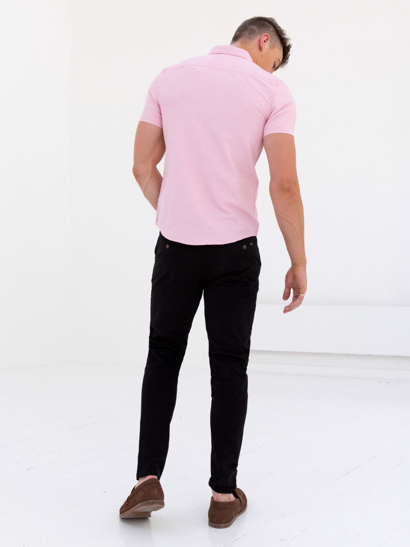 Dallas Short Sleeve Shirt - Pink