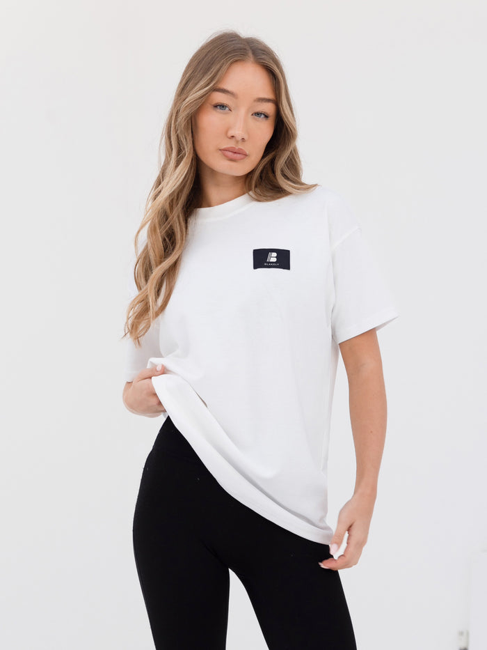 Apex Label Oversized T-Shirt - White