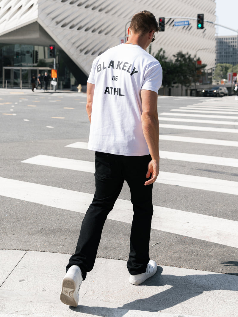 Niko Relaxed T-Shirt - White & Black