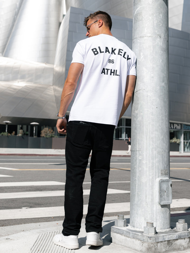 Niko Relaxed T-Shirt - White & Black