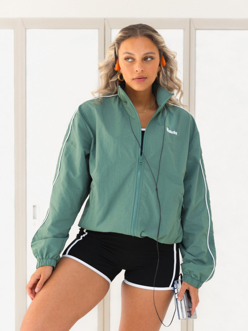 Jada Track Jacket - Vintage Green