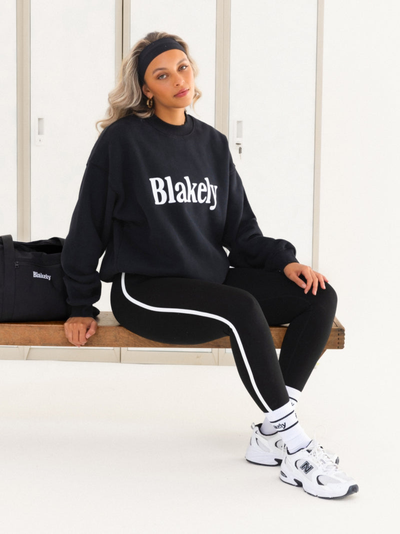 Jada Oversized Jumper - Black