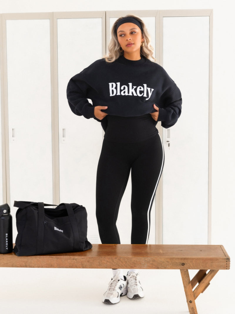 Jada Oversized Jumper - Black