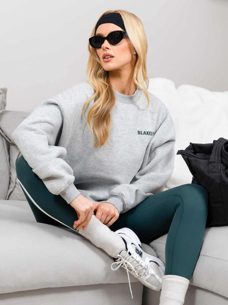 Naomi Oversized Jumper - Marl Grey