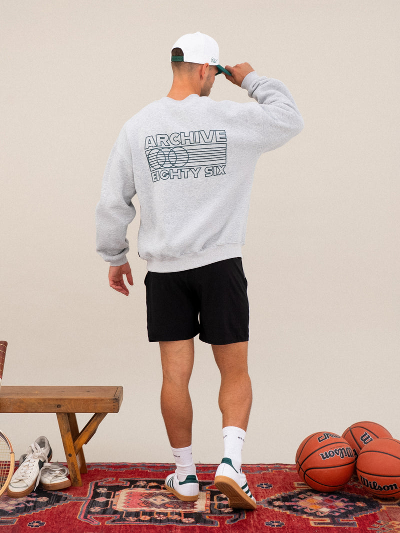 Jordan Relaxed Jumper - Marl Grey