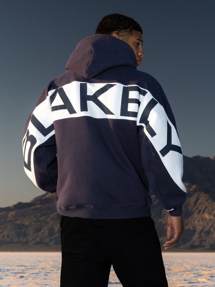 Caleb Relaxed Hoodie - Vraie Marine