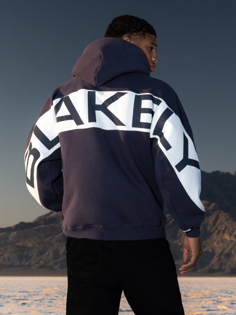 Caleb Relaxed Hoodie - True Navy