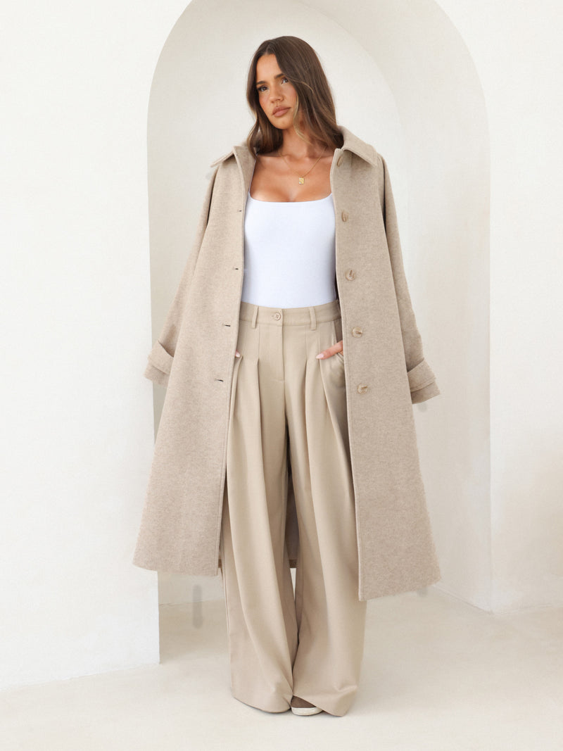 Blakely Basic Tailored Trousers - Tan