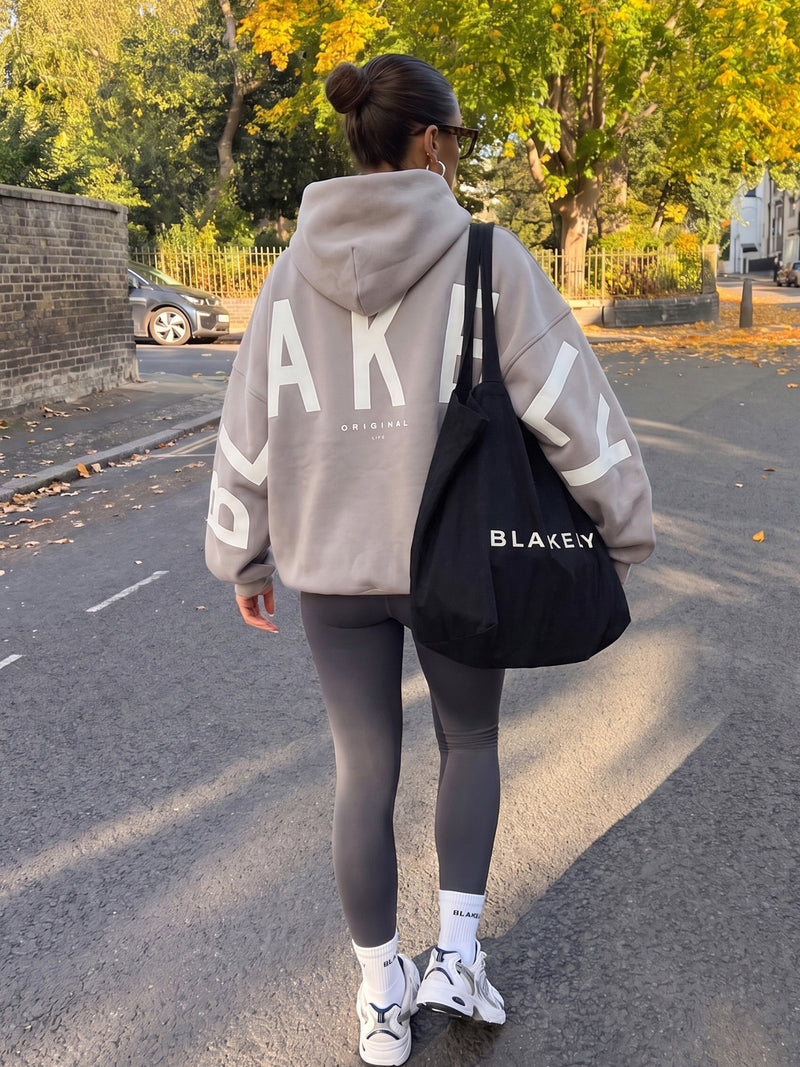 Isabel Oversized Hoodie - Cloud Grey