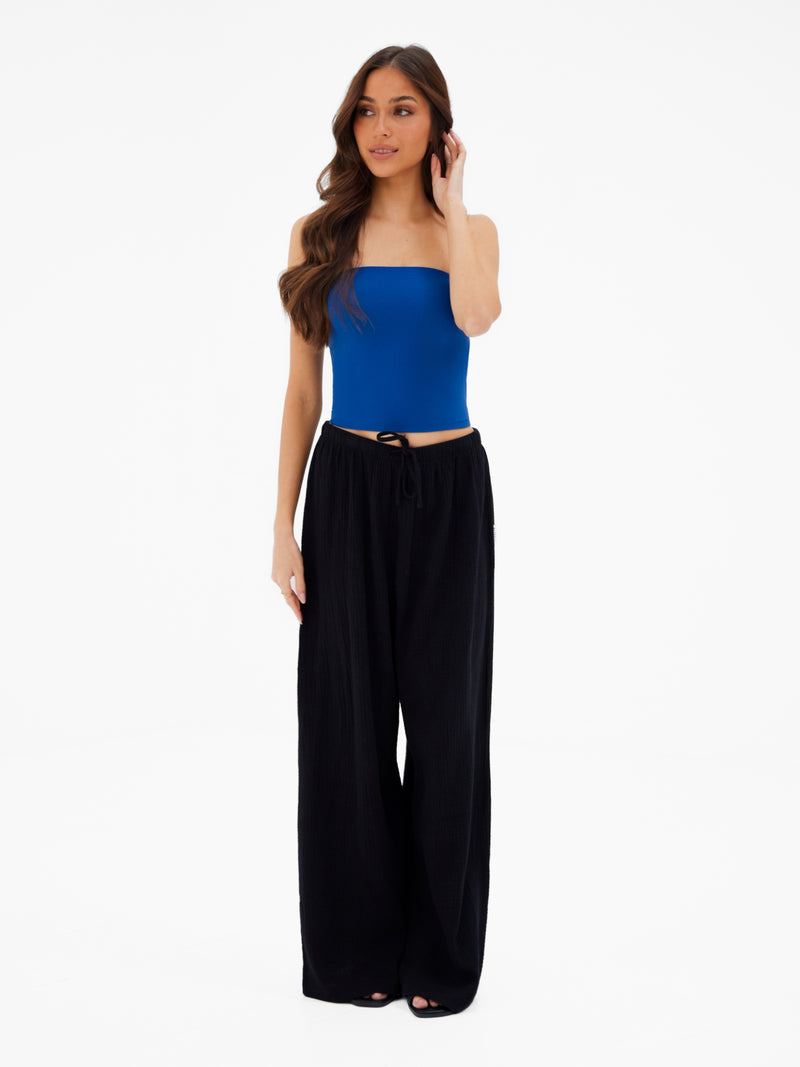 Lucia Bandeau Top - Dunkles Kobalt