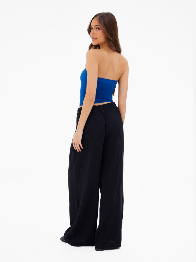 Lucia Bandeau Top - Dunkles Kobalt