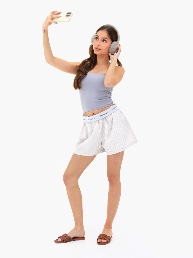 Lucia Bandeau Top - Blasses Flieder