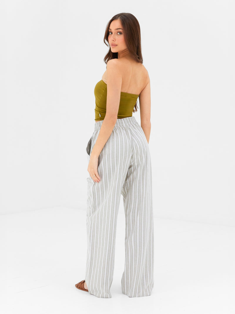 Lucia Bandeau Top - Tiefes Oliv