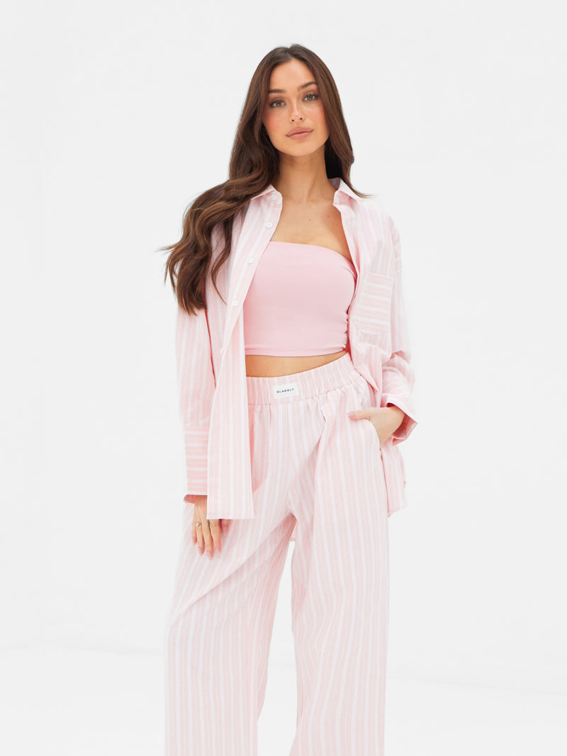 Lucia Bandeau Top - Pastelroze