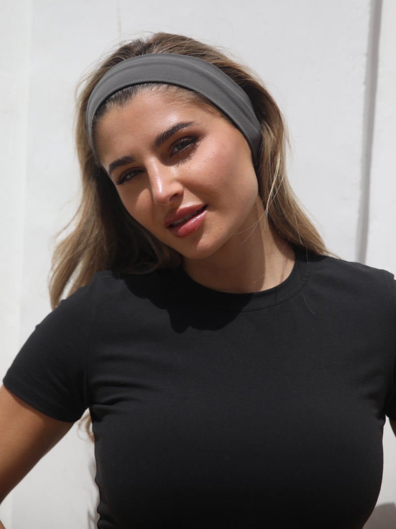 Soft Headband - Charcoal