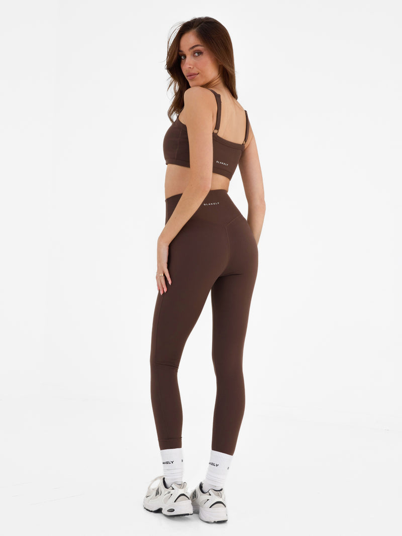 Ultimate Sports Bra - Dunkle Schokolade