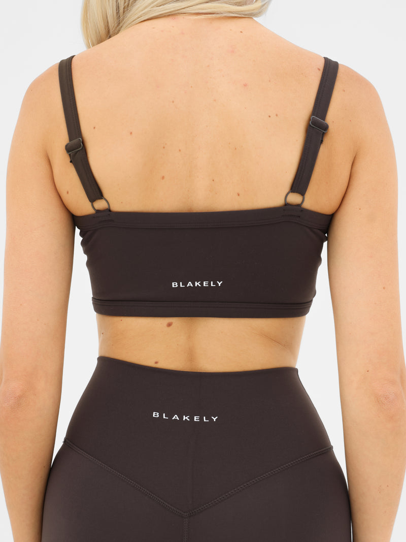 Ultimate Sports Bra - Brun chocolat
