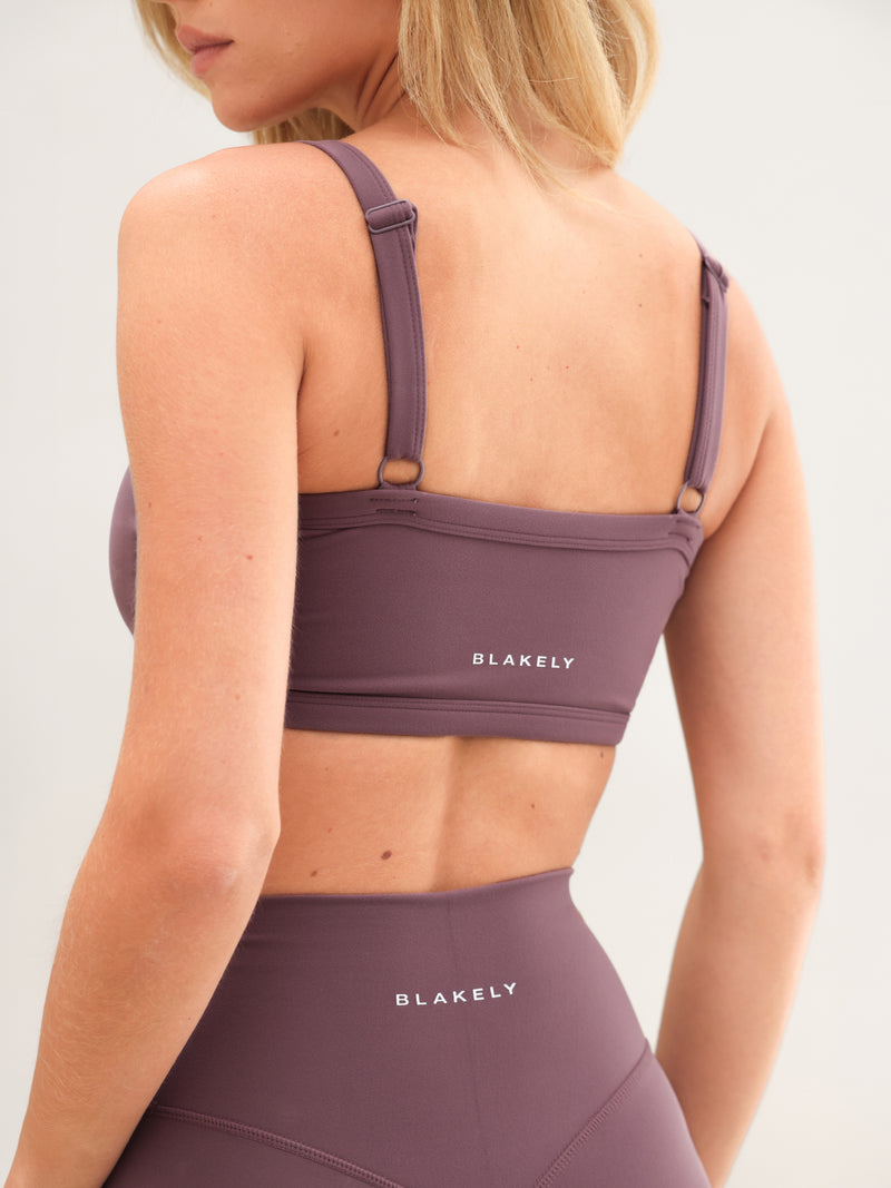 Ultimate Sports Bra - Gewaschene Pflaume