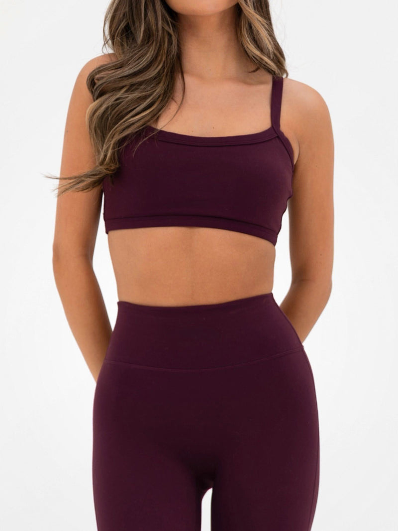 Ultimate Sports Bra - Dunkle Kirsche