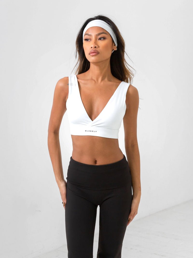 Reform Triangle Bra - White