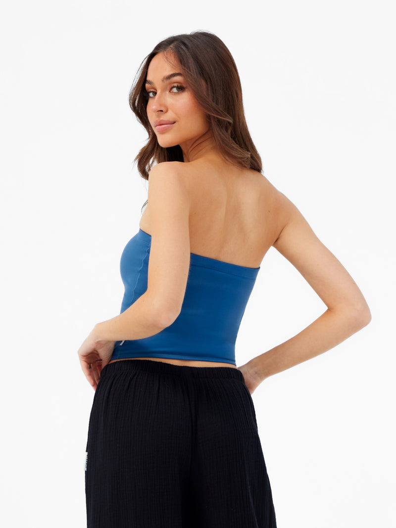 Lucia Bandeau Top - Donkerblauw