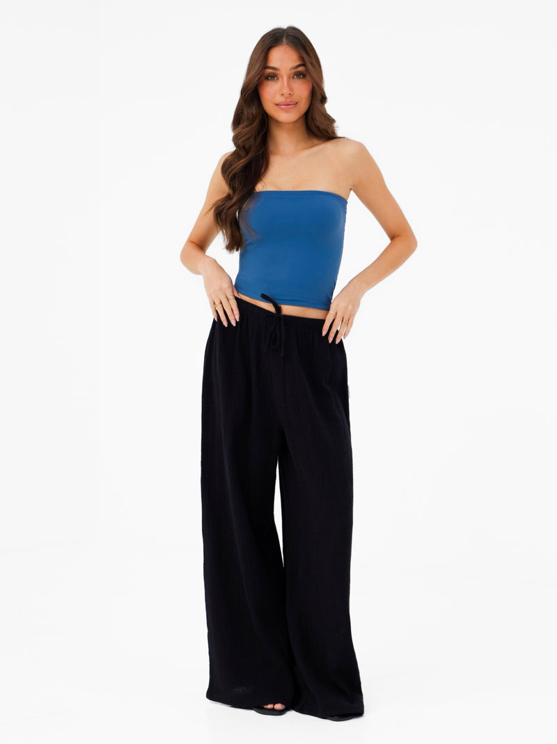 Lucia Bandeau Top - Donkerblauw