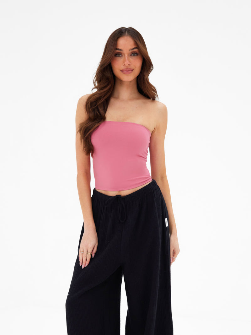 Lucia Bandeau Top - Himbeere