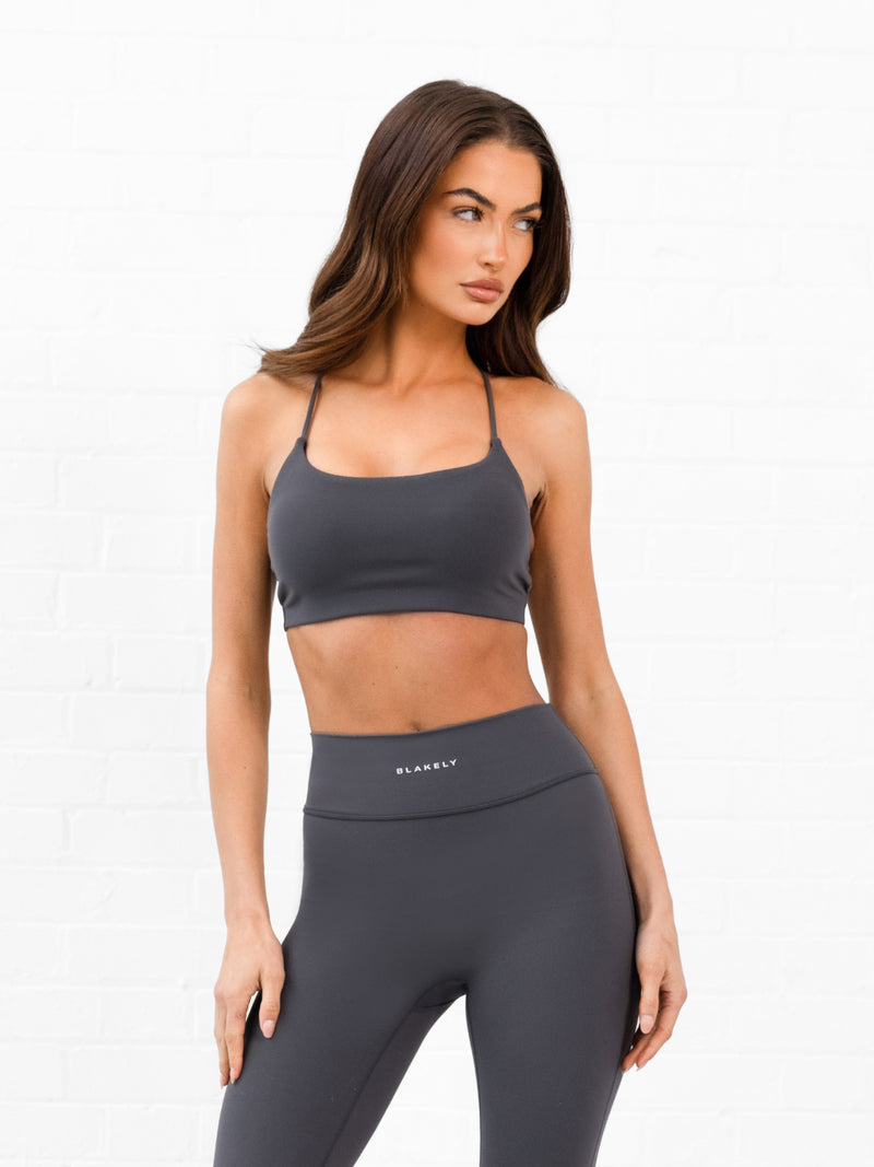 SculptForm Sports Bra - Holzkohle