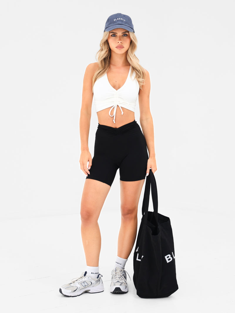 Ultimate Ruched Sports Bra - Wit
