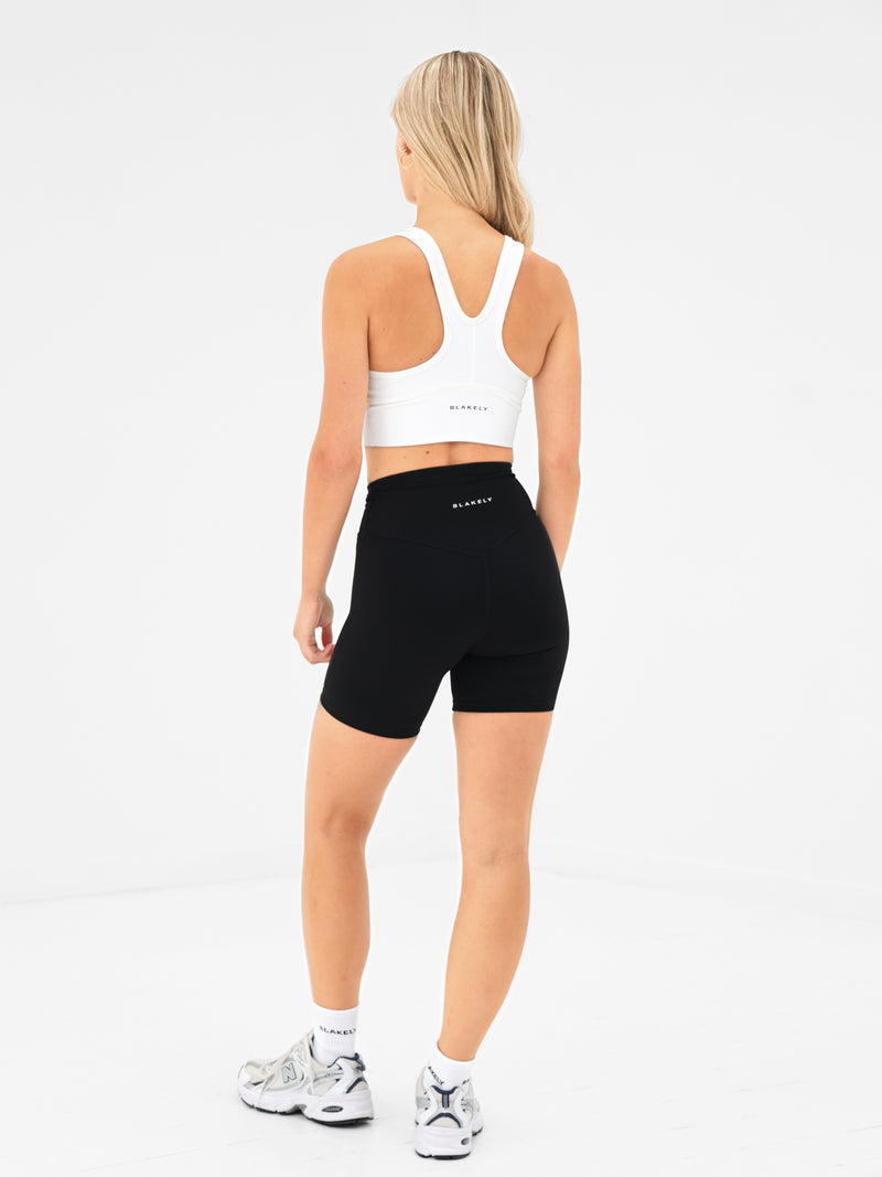 Ultimate Ruched Sports Bra - Wit