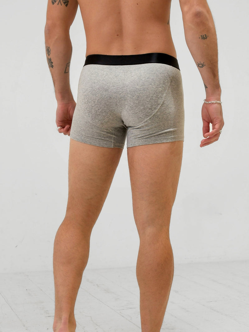 Blakely Boxers - Marl Grey 3 Pack