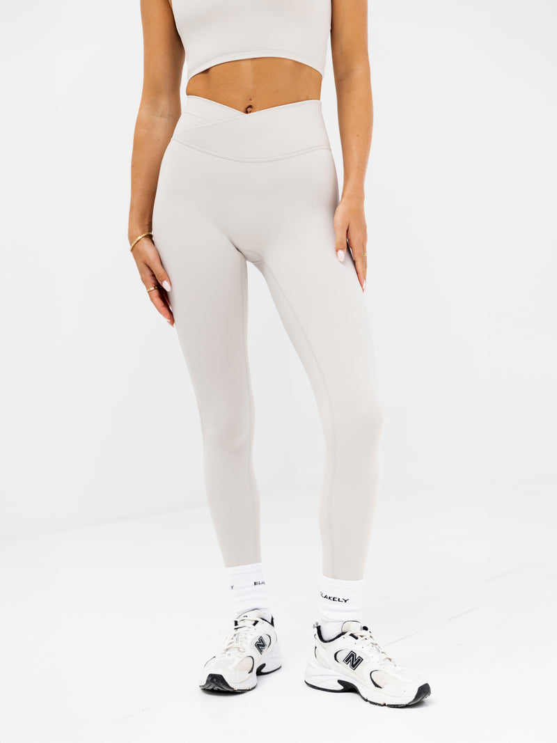 Ultimate Crossover Leggings - Elfenbein