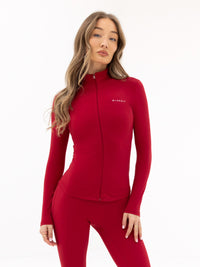 Ultimate Full Zip Jacket - Cherry Red
