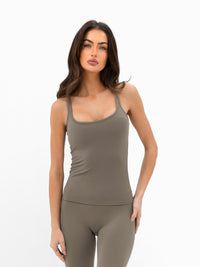 SculptForm Vest Top - Safarigrün