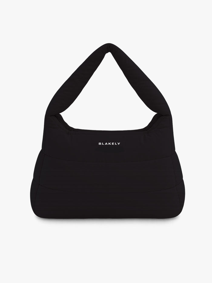 Quilted Puffer Bag - Schwarz