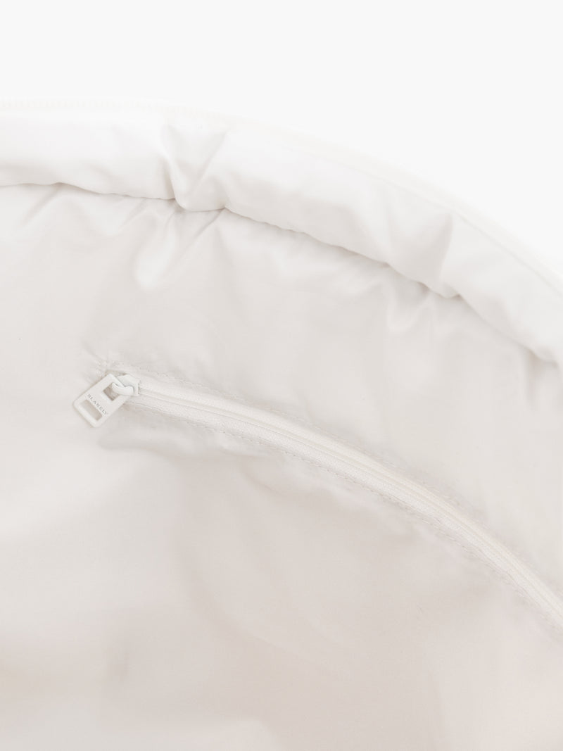 Quilted Puffer Bag - Off White