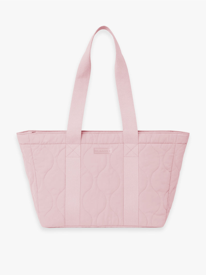 Quilted Tote Bag - Zartrosa