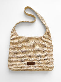Blakely Raffia Crochet Bag - Natürlich