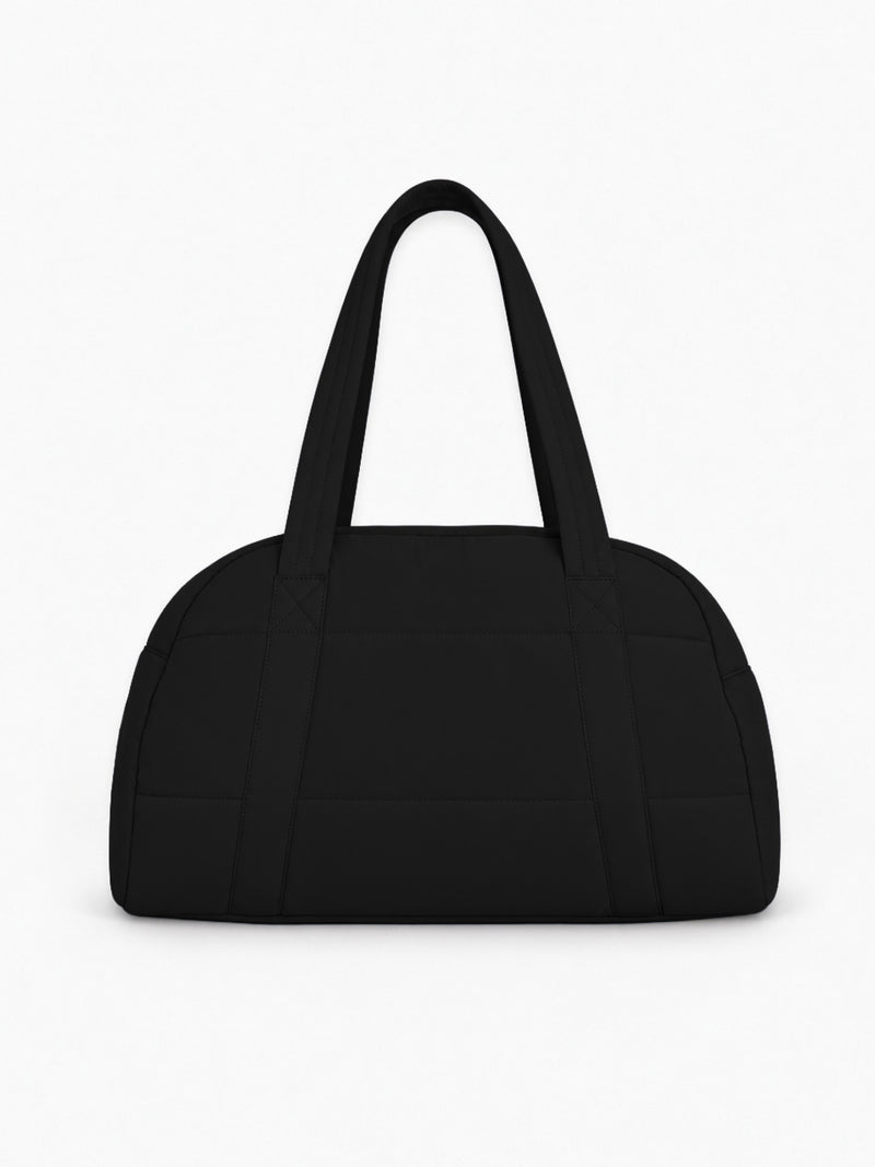 Blakely Quilted Duffle Bag - Black
