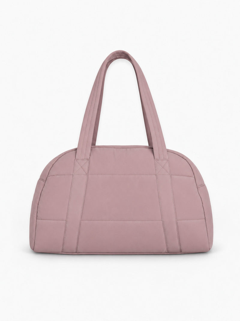 Blakely Quilted Duffle Bag - Dusty Pink