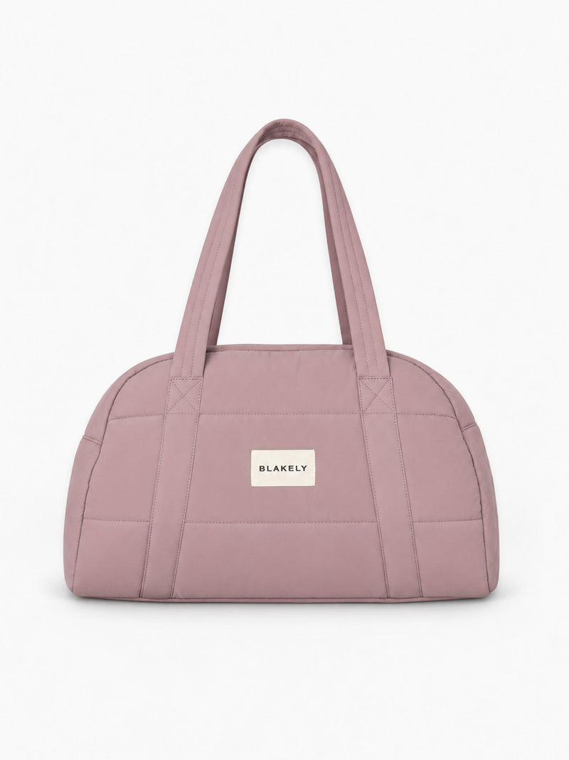Blakely Quilted Duffle Bag - Dusty Pink