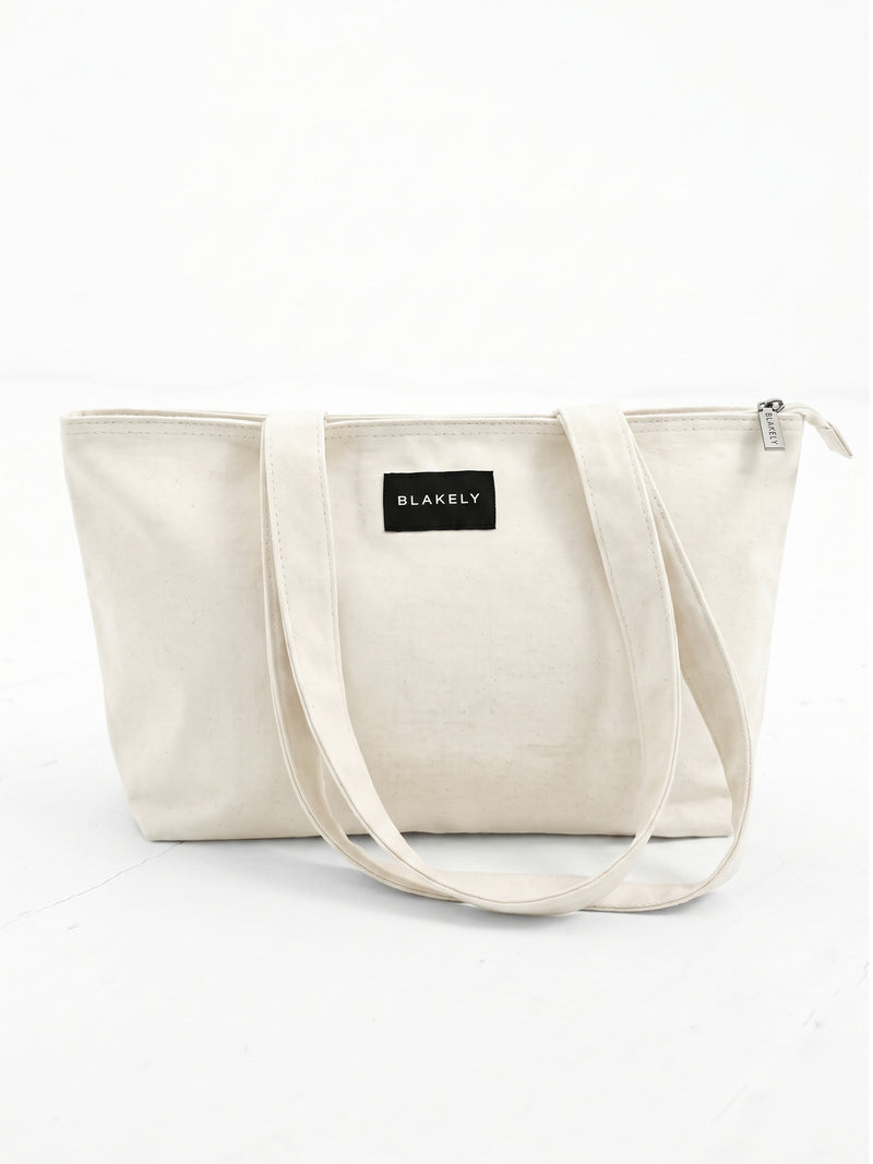 Blakely Mini Summer Tote Bag - Off White