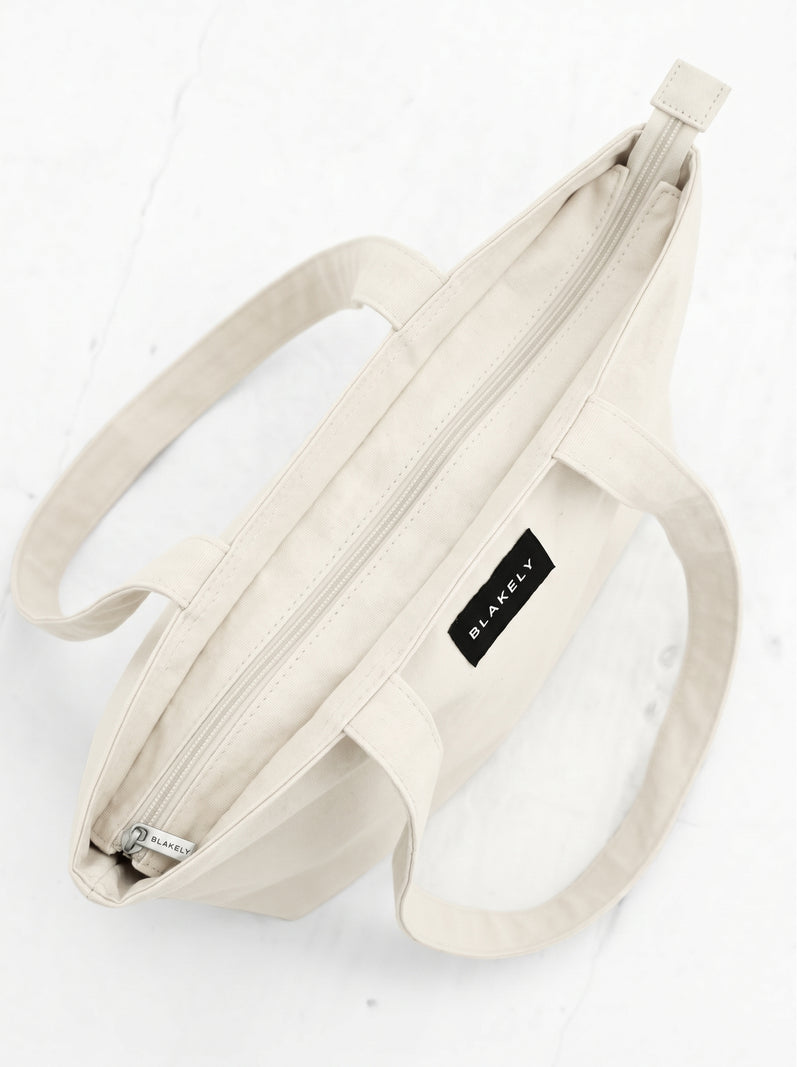 Blakely Mini Summer Tote Bag - Off White