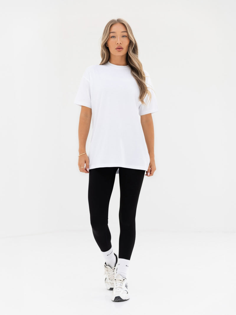 Thea Oversized T-Shirt - White & Black