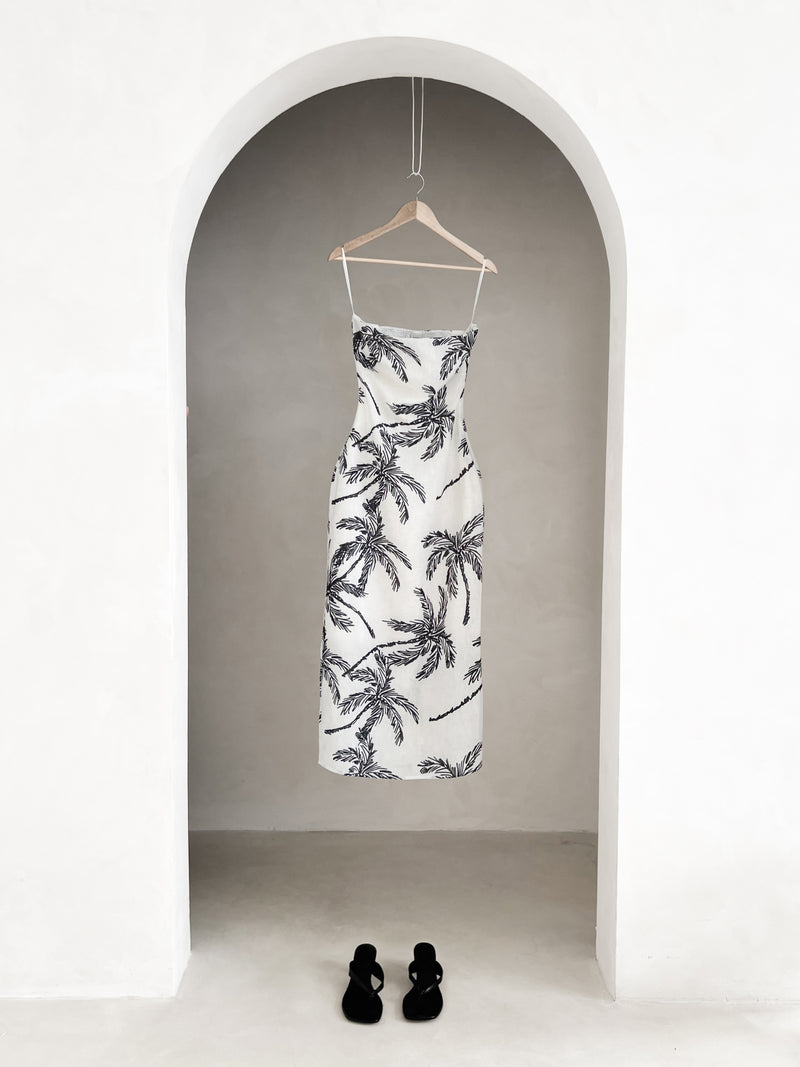 Robe Payton à imprimé palmiers - Imprimé palmiers