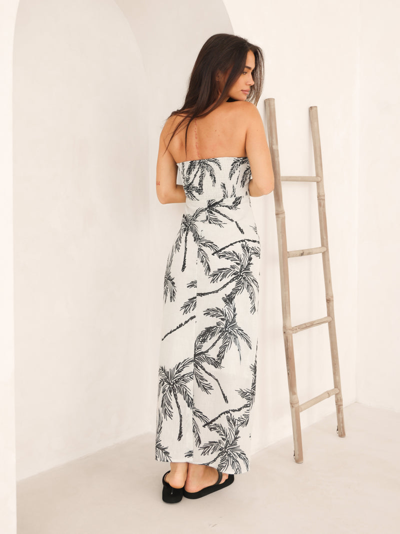 Robe Payton à imprimé palmiers - Imprimé palmiers
