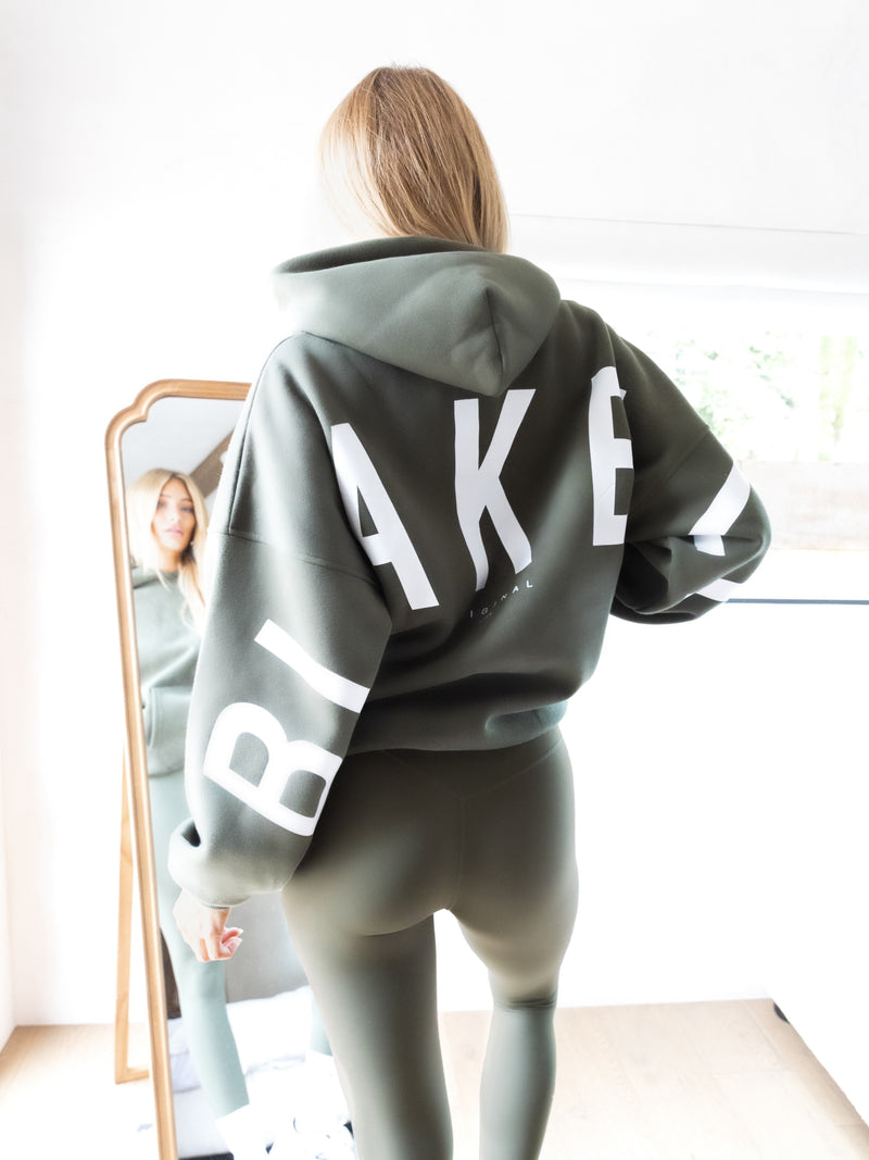 Isabel Oversized Hoodie - Khakigrün