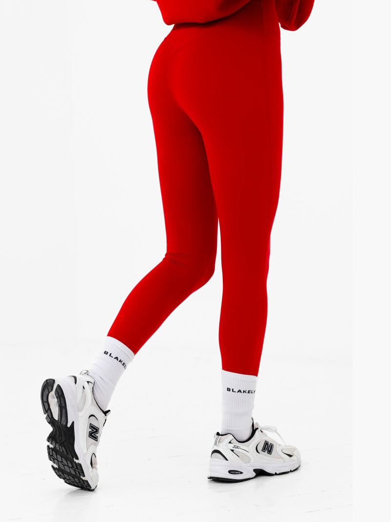 Ultimate Active Leggings - Chilli Red