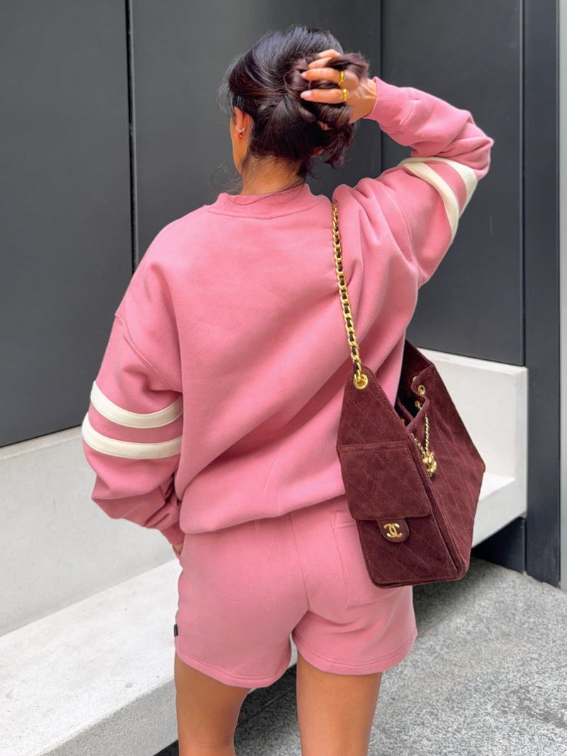 Briston Oversized Jumper - Warme Rose