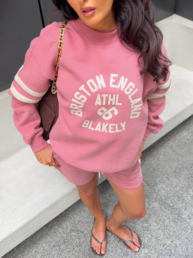 Briston Oversized Jumper - Warme Rose